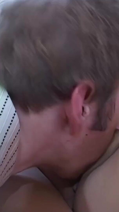 Cute girls masturbate together and get fucked by the same dude | Clip 2