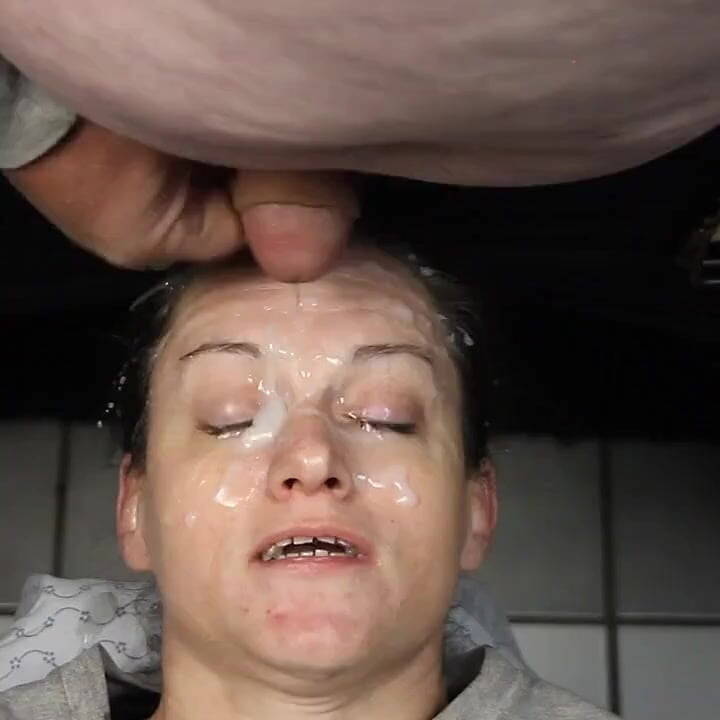 She's Back and Her Face Is Covered with Big Loads of Nut