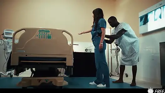 Hemşire büyük zenci yarağı yüzünden sikiliyor - zaman durdurma ırklararası donma pornosu