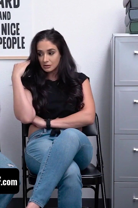 Shoplyfter Mylf - sexy MILF fucked in front of husband after getting caught stealing in shopping mall