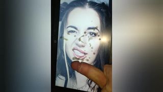 Cum Tribute for german Youtuber Jodie Calussi +Fake Reaction