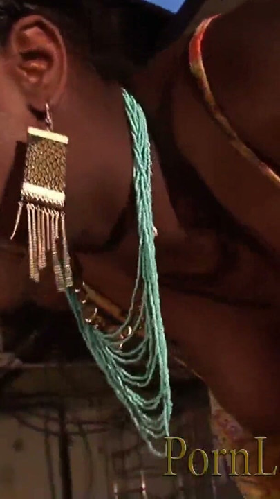 Chubby black girl with big tits gets a big cock | Clip 1