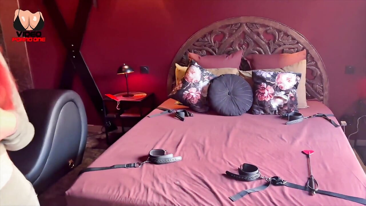 I'm Surprising My Sports Coach Today, I'm His Submissive, He's Going to Tie Me to the Bed and Take Me in All Directions!