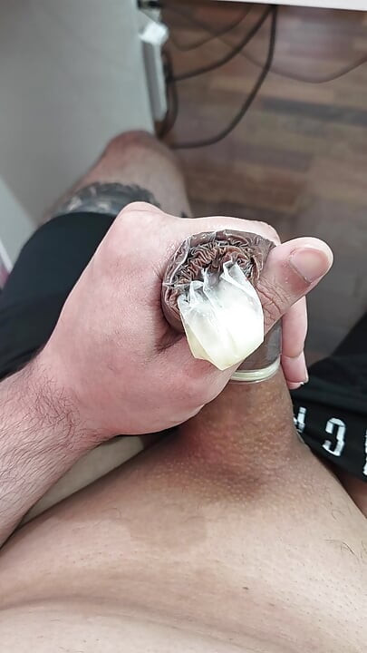 SEMEN IN THE CONDOM, DRINK THIS MILK?