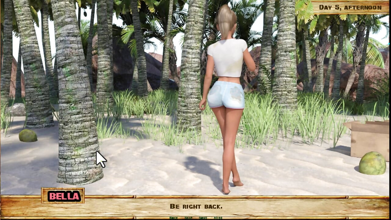 Lewd Island # 5 - ella realmente ama chupar la polla como si fuera una profesional