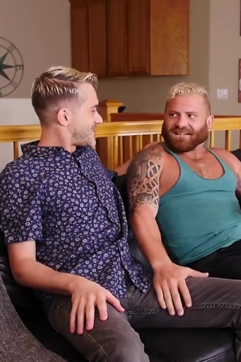 Barebackthathole Homosexuals Riley Mitchel and Sherman Maus Bareback After Blowjob