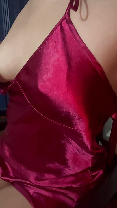 Home video after , caressing her beautiful nipples