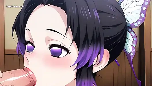 Тугое маленькое тело Shinobu приняло каждый дюйм - и умоляло о большем - AI сгенерированное