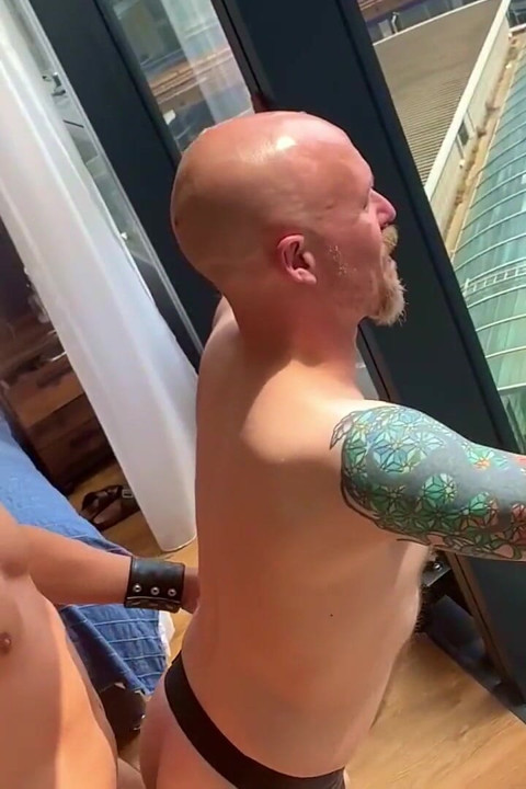 Breeding stepdaddy Against the Window