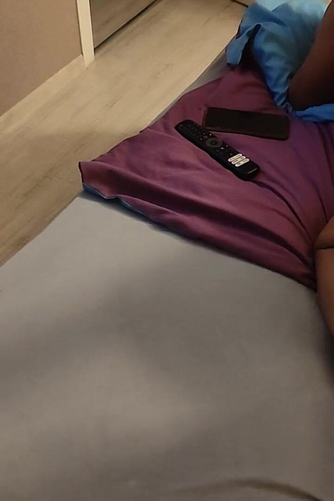 Just Don't Tell - a Young Guy Successfully Walked in on a Bit of Sex with His MILF Neighbor