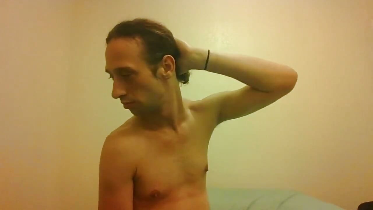 Topless Transgirl Moving Her Ears Handsfree