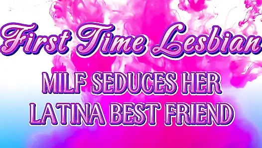 Tante lesbian menggoda tetangga latina yang seksi