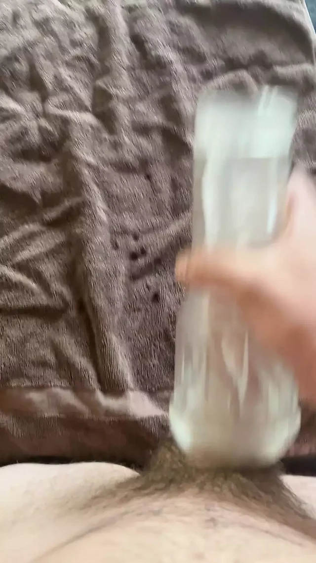 Fleshlight fuck cum twice