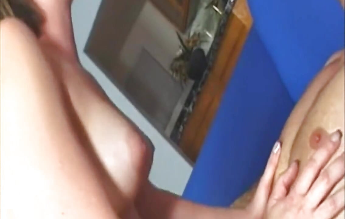 Skinny Brunette Dripping Wet From Intense Fingering and Pounding