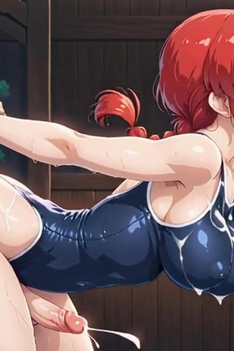 Transgender Swimming Instructor Was Fucked by Lifeguard in a Threesome. Animation Hentai Trans