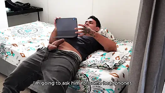Let's not watch porn videos, let's make porn ourselves, stepsister. full hd porn, english subtitles, big ass