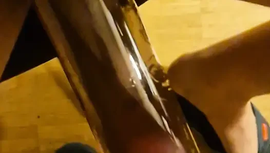 Pompa ve ses çalma seansı -- yumuşak silikon çubuklar