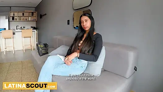 Big Tits 18yo Latina Model Stripped & Pounded In Fake Amateur Audition