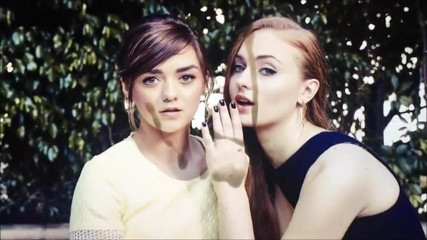 Sophie Turner and Masie Williams Cum Tribute