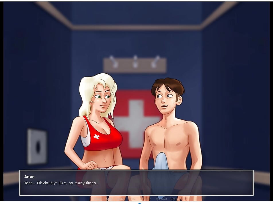 Summertime saga gameplay Gilf sex scene and gloryhole blowjob