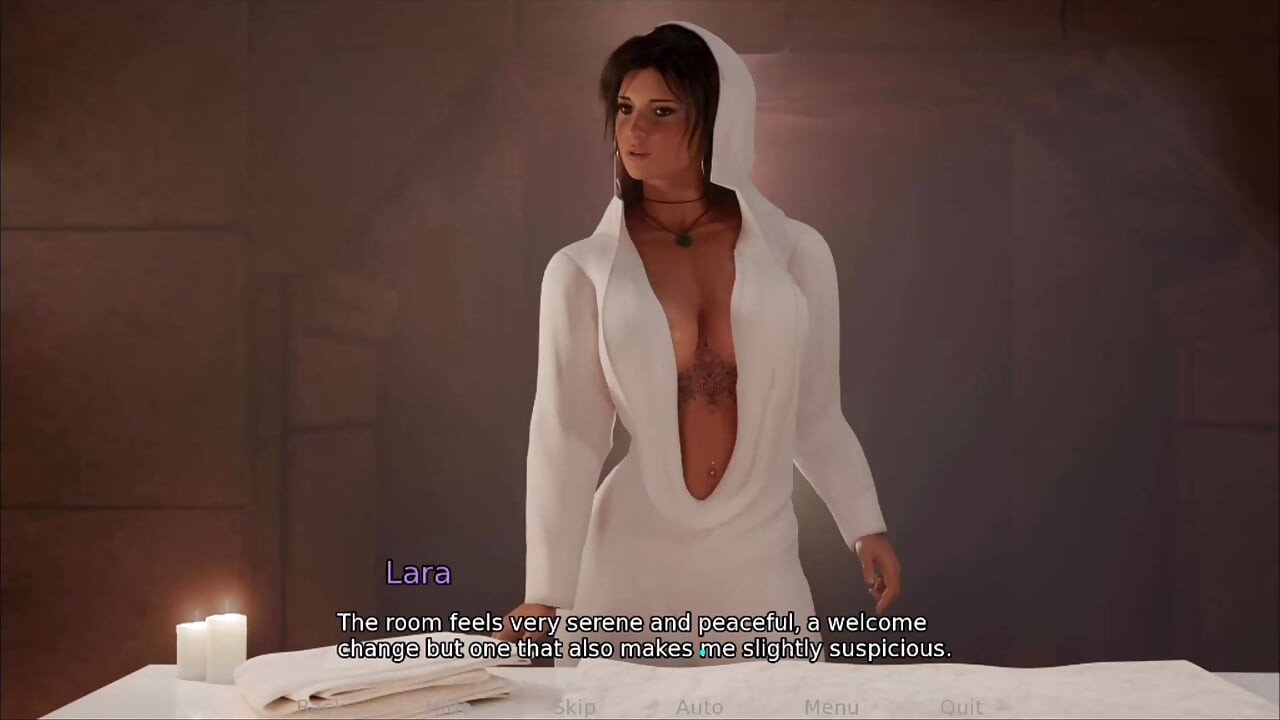 Croft adventure # 2 - Lara went for a spa day but more then just that happend.
