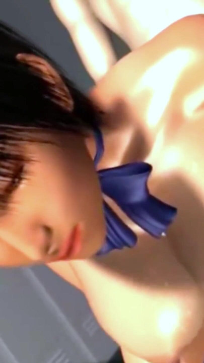 Emotional moment from "Teacher threesome with two bigboob student - Hentai 3d 82"