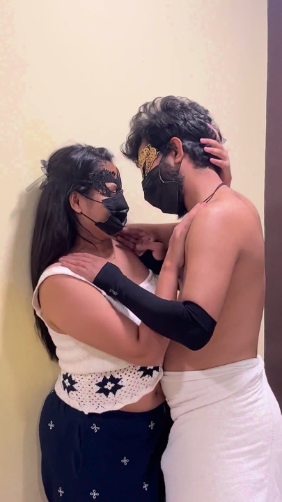 Cuplu romantic indian desi privat Pasiunea Noaptea Chimie reală