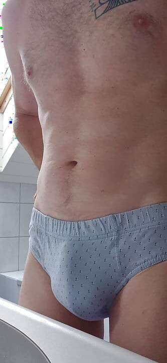 New snug bright brief underwear!