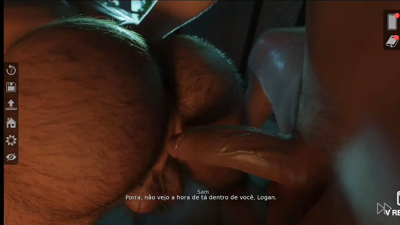 Quick nighttime visit to the muscular neighbor before your wife comes home from work!