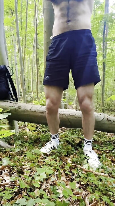 Spaß im wald haben