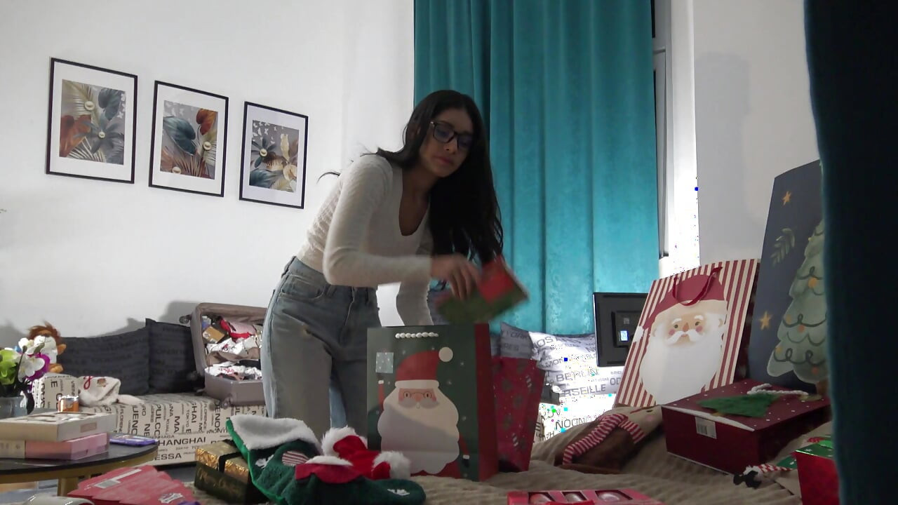 Beautiful and Hot Petite Brunette Babe Invites Her Blonde BFF for a Fashion Try on Haul for Mini Skirts and Lingerie