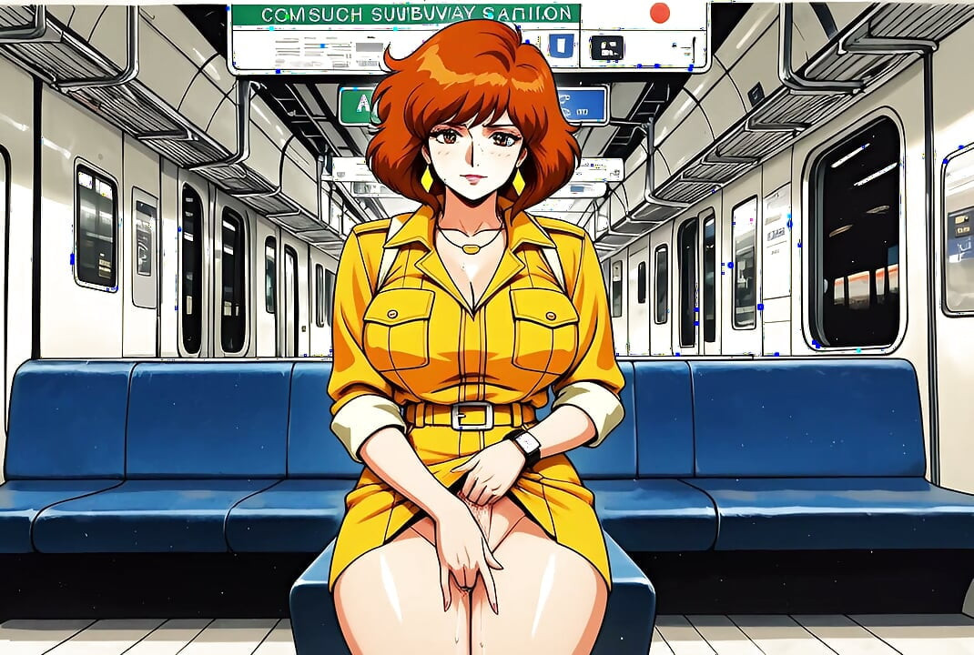 April Oneel Got After Meeting the Teenage Mutant Ninja Turtles and Howled Right on the Subway in the Ai Adaptation