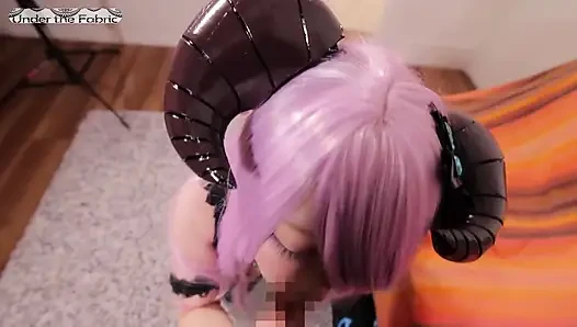 Skor Cosplayer legendaris. Pemotretan terinspirasi Narmaya dengan Lekuk Piala H yang eksplosif