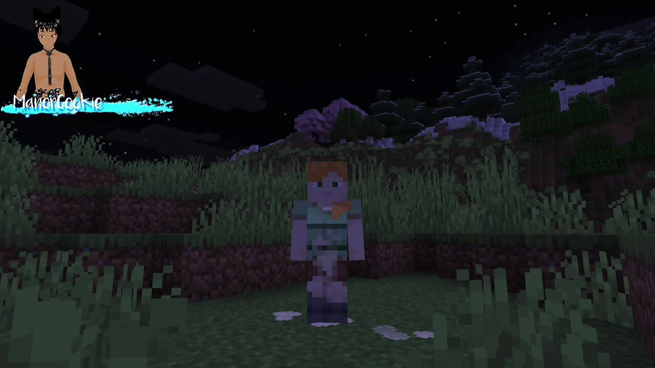 Minecraft mod Needs of Nature - Steve and alex masturbating and showing off some features! Like Cum!