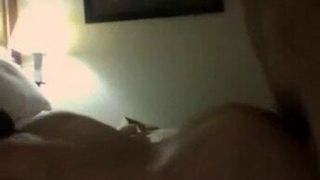 Girl sucks her man then gets fucked and swallows load