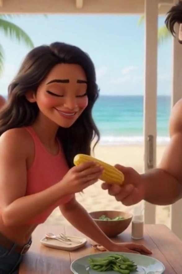 Μυστική καλοκαιρινή ζέστη στο τζακούζι του παραλιακού σπιτιού με τον πιο στενό φίλο του συνεργάτη μου (ai Generated)