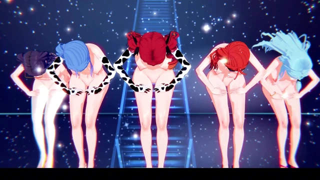 [MMD] Collapse Iron Multi-person naked dance