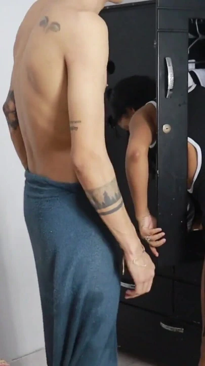 Emotional moment from "My Indian Stepsister Gets Stuck In My Window And Half Naked And I Help Her"