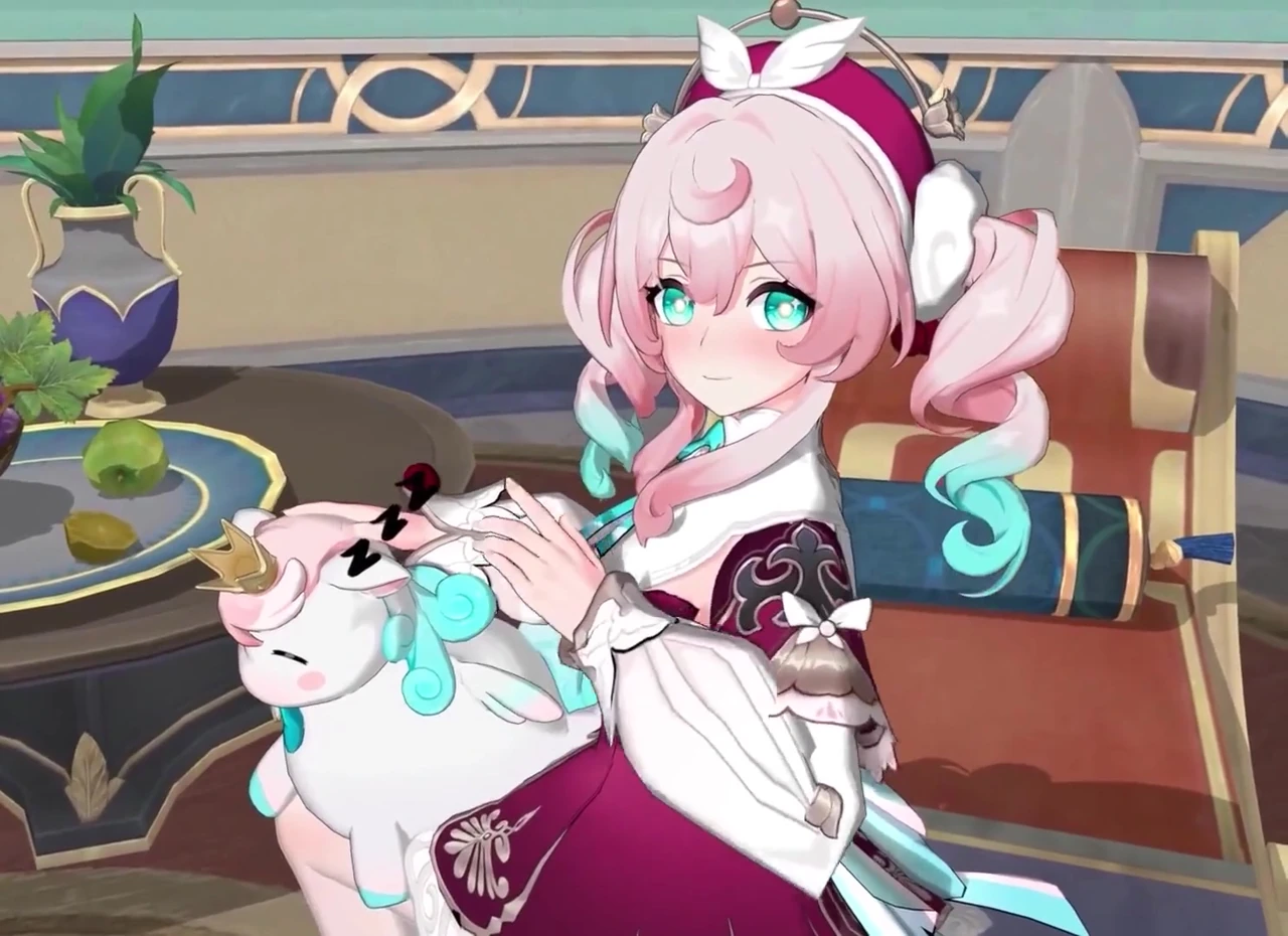 Honkai star rail - hyacine x caelus tutkulu seks - 3d hentai animasyon