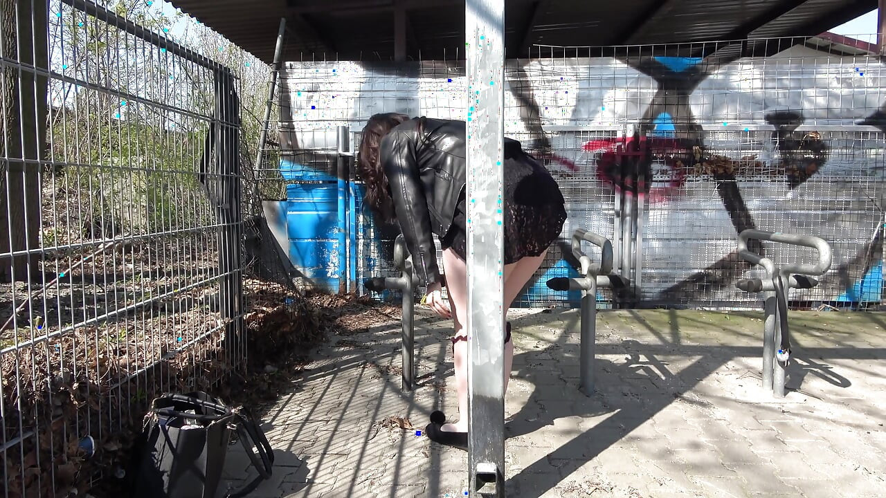 Fat German Slut Loves Pissing in Public