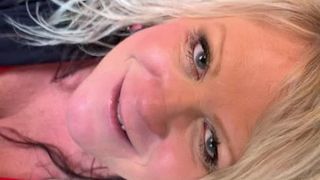 BBW Big Tit Blonde Freckled Milf Motel 6 Public Blowjob