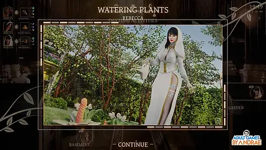 Sisters in Sin Gameplay Part 12 - Lust Performs the Sexual Ritual with Esther in the Library