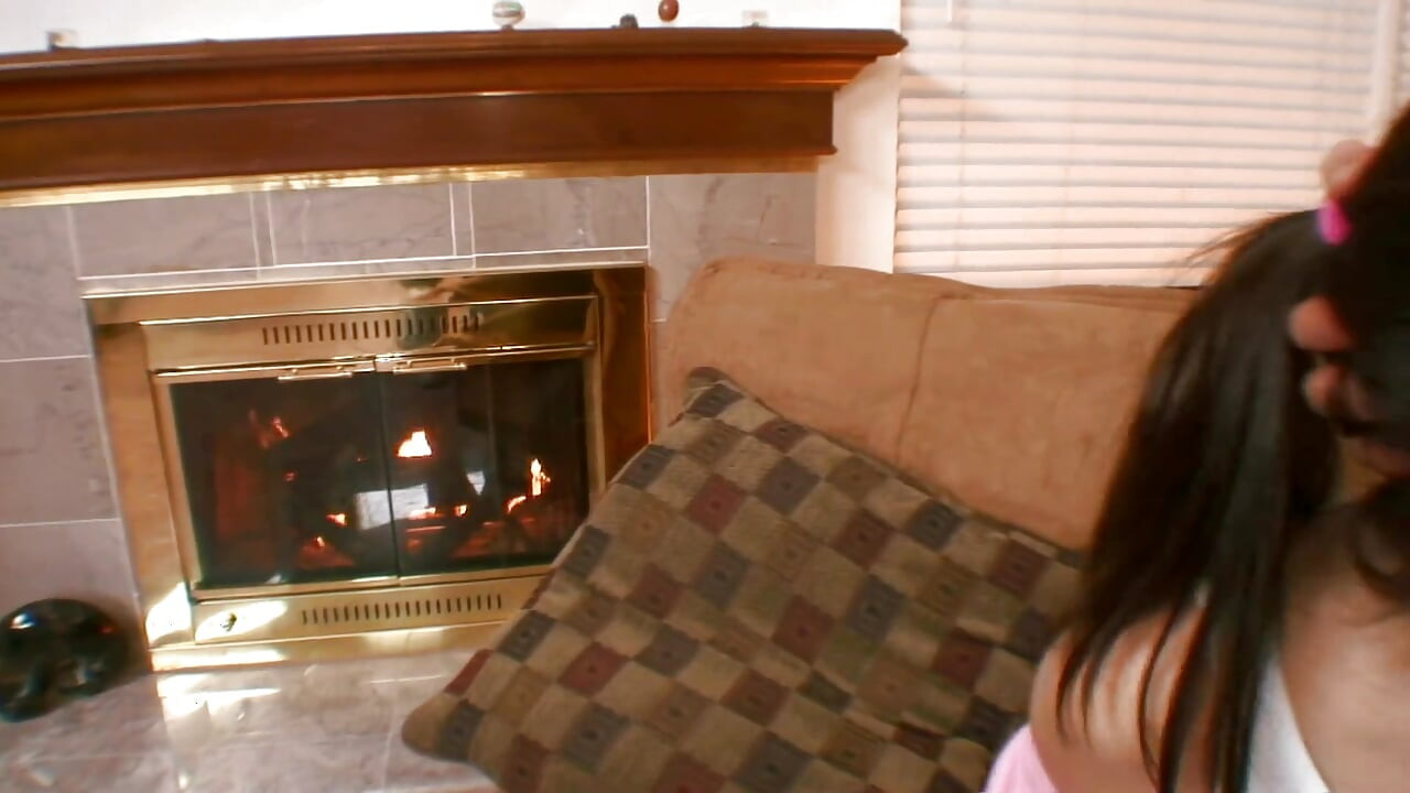 Cute teen likes big cock in her tight pussy