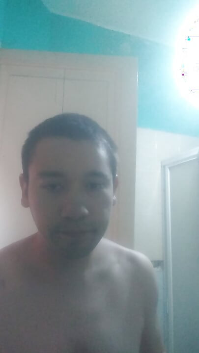 Washing my face the water was cold