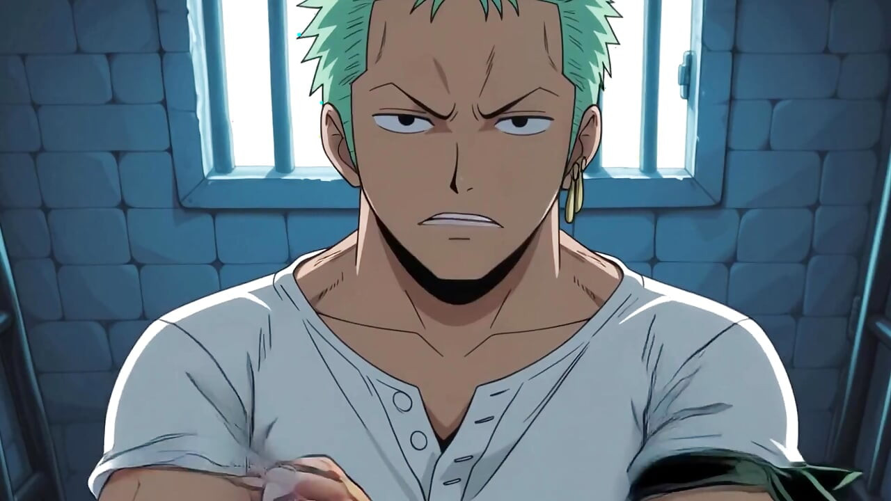 Nico Robin rucha się z Zoro w celi więziennej! One Piece Bez cenzury Hentai POV