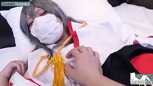 Hadiah creampie mentah untuk sepong kontol keras piston sampai klimaks