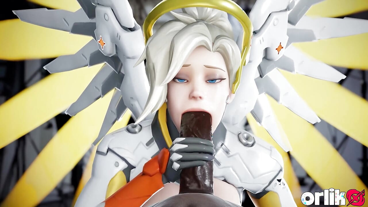 Mercy Overwatch - BBC Anal, Blowjob & Missionary Cumshot 3D Overwatch Porn)