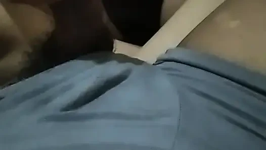 Shake dick with oil and squirt over and over again