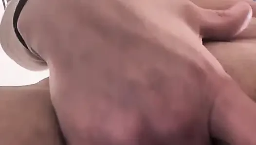 Deep fingering doggy style
