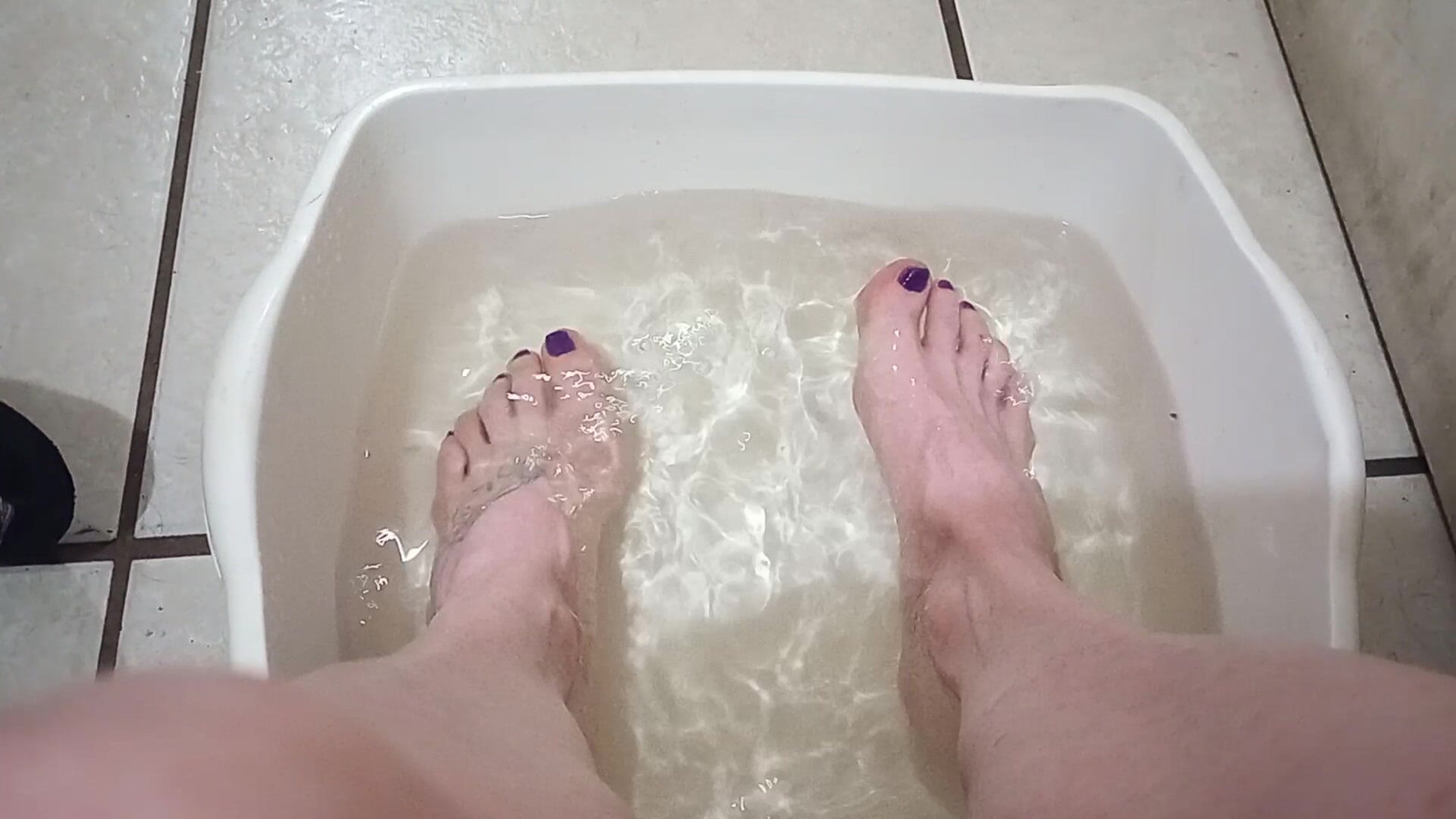 Descansando meus pezinhos